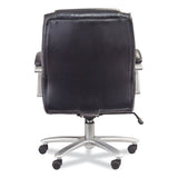 Safco® Lineage Big&Tall Mid Back Task Chair 28" Back, Max 400 lb, 21.5" to 25.25" High Black Seat, Chrome,Ships in 1-3 Business Days (SAF3503BL) Each