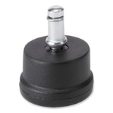 Safco® Task Master Nylon Glides, Grip Ring Stem, 2" x 1.38" Glide, Black, 5/Set (SAF5138) Each