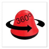 Safco® Runtz Swivel Ball Chair, Backless, Supports Up to 250 lb, Red Vinyl, Ships in 1-3 Business Days (SAF4761RV) Each