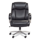Safco® Lineage Big&Tall Mid Back Task Chair 28" Back, Max 400 lb, 21.5" to 25.25" High Black Seat, Chrome,Ships in 1-3 Business Days (SAF3503BL) Each