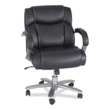 Safco® Lineage Big&Tall Mid Back Task Chair 24.5" Back, Max 350lb, 19.5" to 23.25" High Black Seat,Chrome,Ships in 1-3 Business Days (SAF3504BL) Each