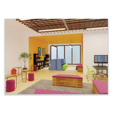 Safco® Zenergy Ball Chair, Backless, Supports Up to 250 lb, Orange Fabric, Ships in 1-3 Business Days (SAF4750OR) Each