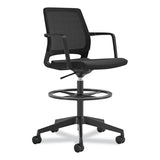 Safco® Medina Extended-Height Chair, Supports Up to 275 lb, 23" to 33" High Black Seat, Black Back/Base,Ships in 1-3 Business Days (SAF6827BL) Each