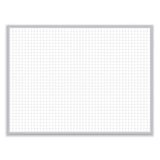 Ghent Non-Magnetic Whiteboard with Aluminum Frame, 24 x 17.81, White Surface, Satin Aluminum Frame, Ships in 7-10 Business Days (GHEM2181) Each