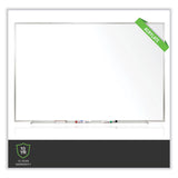 Ghent Non-Magnetic Whiteboard with Aluminum Frame, 60.63 x 48.47, White Surface, Satin Aluminum Frame, Ships in 7-10 Business Days (GHEM2454) Each