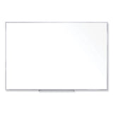 Ghent Non-Magnetic Whiteboard with Aluminum Frame, 72.63 x 48.47, White Surface, Satin Aluminum Frame, Ships in 7-10 Business Days (GHEM2464) Each