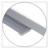 Ghent In/Out Magnetic Whiteboard, 96.5 x 48.5, White/Gray Surface, Satin Aluminum Frame, Ships in 7-10 Business Days (GHEGRPM301E48) Each