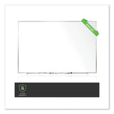 Ghent Non-Magnetic Whiteboard with Aluminum Frame, 72.63 x 48.47, White Surface, Satin Aluminum Frame, Ships in 7-10 Business Days (GHEM2464) Each