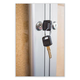 Ghent 1 Door Enclosed Natural Cork Bulletin Board with Satin Aluminum Frame, 30 x 36, Tan Surface, Ships in 7-10 Business Days (GHEPA13630K) Each