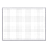 Ghent Non-Magnetic Whiteboard with Aluminum Frame, 48 x 35.81, White Surface, Satin Aluminum Frame, Ships in 7-10 Business Days (GHEM2341) Each