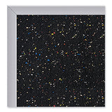 Ghent Aluminum-Frame Recycled Rubber Bulletin Boards, 36 x 24, Confetti Surface, Satin Aluminum Frame, Ships in 7-10 Business Days (GHEATR23CF) Each