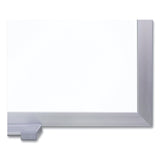 Ghent Magnetic Porcelain Whiteboard with Satin Aluminum Frame, 120.5 x 48.5, White Surface, Ships in 7-10 Business Days (GHEM14104) Each