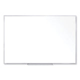 Ghent Non-Magnetic Whiteboard with Aluminum Frame, 60.63 x 48.47, White Surface, Satin Aluminum Frame, Ships in 7-10 Business Days (GHEM2454) Each