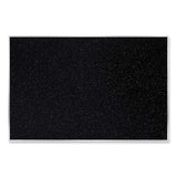 Ghent Satin Aluminum-Frame Recycled Rubber Bulletin Boards, 60.5 x 36.5, Confetti Surface, Ships in 7-10 Business Days (GHEATR35CF) Each