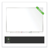Ghent Non-Magnetic Whiteboard with Aluminum Frame, 96.63 x 48.47, White Surface, Satin Aluminum Frame, Ships in 7-10 Business Days (GHEM2484) Each