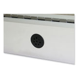 Ghent 1 Door Enclosed Vinyl Bulletin Board with Satin Aluminum Frame, 30 x 36, Silver Surface, Ships in 7-10 Business Days (GHEPA13630VX193) Each