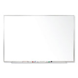 Ghent Magnetic Porcelain Whiteboard with Satin Aluminum Frame, 60.5 x 48.5, White Surface, Ships in 7-10 Business Days (GHEM1454) Each