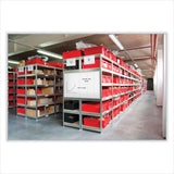 Ghent 1 x 1 Grid Magnetic Whiteboard, 72.5 x 48.5, White/Gray Surface, Satin Aluminum Frame, Ships in 7-10 Business Days (GHEGRPM321G46) Each