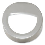 Safco® Open Top Round Waste Receptacle, 30 gal, Steel, Silver, Ships in 1-3 Business Days (SAF9920SL) Each