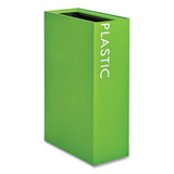 Safco® Mixx Recycling Center Rectangular Receptacle, 29 gal, Steel, Green, Ships in 1-3 Business Days (SAF9448GN) Each