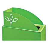 Safco® Mixx Recycling Center Lid, Topper Style, 9.87w x 19.87d x 0.62h, Green, Ships in 1-3 Business Days (SAF9449GN) Each