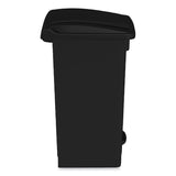 Safco® Plastic Step-On Receptacle, 12 gal, Plastic, Black, Ships in 1-3 Business Days (SAF9925BL) Each