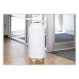 Safco® Open Top Dome Receptacle, 15 gal, Steel, White, Ships in 1-3 Business Days (SAF9639WH) Each