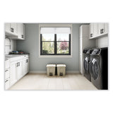 Safco® Plastic Step-On Receptacle, 20 gal, Metal, Black, Ships in 1-3 Business Days (SAF9924BL) Each