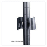 Safco® Industrial Extra Shelf Pack, 48w x 18d x 1.5h, Steel, Black, 2/Pack (SAF5293BL)