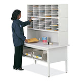 Safco® E-Z Sort Riser, 57.5 x 13 x 14, Black, Ships in 1-3 Business Days (SAF7752BL) Each