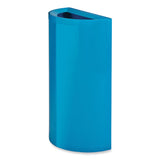 Safco® Mixx Recycling Center Half-Round Receptacle, 23 gal, Steel, Blue, Ships in 1-3 Business Days (SAF9447BU) Each