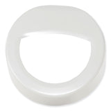 Safco® Open Top Round Waste Receptacle, 30 gal, Steel, White, Ships in 1-3 Business Days (SAF9920WH) Each