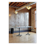 Safco® Open Top Oval Waste Receptacle, 14 gal, Steel, Silver, Ships in 1-3 Business Days (SAF9921SL) Each