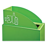 Safco® Mixx Recycling Center Lid, Topper Style, 9.87w x 19.87d x 0.62h, Green, Ships in 1-3 Business Days (SAF9449GN) Each