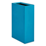Safco® Mixx Recycling Center Rectangular Receptacle, 29 gal, Steel, Blue, Ships in 1-3 Business Days (SAF9448BU) Each