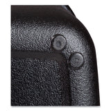 Safco® Twist Waste Receptacle with Open Top, 32 gal, Steel, Black (SAF9372BL) Each