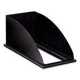 Safco® Mixx Recycling Center Lid, Topper Style, 9.87w x 19.87d x 0.62h, Black, Ships in 1-3 Business Days (SAF9449BL) Each
