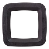 Safco® Twist Waste Receptacle with Open Top, 32 gal, Steel, Black (SAF9372BL) Each