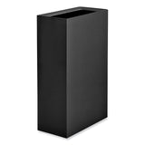 Safco® Mixx Recycling Center Rectangular Receptacle, 29 gal, Steel, Black, Ships in 1-3 Business Days (SAF9448BL) Each