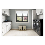 Safco® Plastic Step-On Receptacle, 20 gal, Metal, Tan, Ships in 1-3 Business Days (SAF9924TN) Each