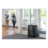 Safco® Twist Waste Receptacle with Open Top, 32 gal, Steel, Black (SAF9372BL) Each
