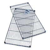 Safco® Industrial Extra Shelf Pack, 48w x 18d x 1.5h, Steel, Black, 2/Pack (SAF5293BL)