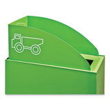 Safco® Mixx Recycling Center Lid, Topper Style, 9.87w x 19.87d x 0.62h, Green, Ships in 1-3 Business Days (SAF9449GN) Each