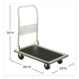 Safco® Tuff Truck Platform Truck, 500 lb Capacity, 36 x 24, Gray, Ships in 1-3 Business Days (SAF4063) Each