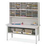 Safco® E-Z Sort Riser, 57.5 x 13 x 14, Black, Ships in 1-3 Business Days (SAF7752BL) Each