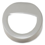 Safco® Open Top Oval Waste Receptacle, 14 gal, Steel, Silver, Ships in 1-3 Business Days (SAF9921SL) Each