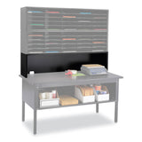 Safco® E-Z Sort Riser, 57.5 x 13 x 14, Black, Ships in 1-3 Business Days (SAF7752BL) Each