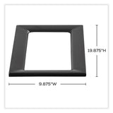 Safco® Mixx Recycling Center Lid, 9.87w x 19.87d x 0.62h, Black, Ships in 1-3 Business Days (SAF9450BL) Each