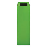 Safco® Mixx Recycling Center Rectangular Receptacle, 29 gal, Steel, Green, Ships in 1-3 Business Days (SAF9448GN) Each