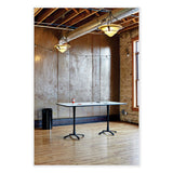 Safco® Open Top Oval Waste Receptacle, 14 gal, Steel, Black, Ships in 1-3 Business Days (SAF9921BL) Each